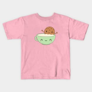 Cute Coffee and Milk T-Shirt Kids T-Shirt